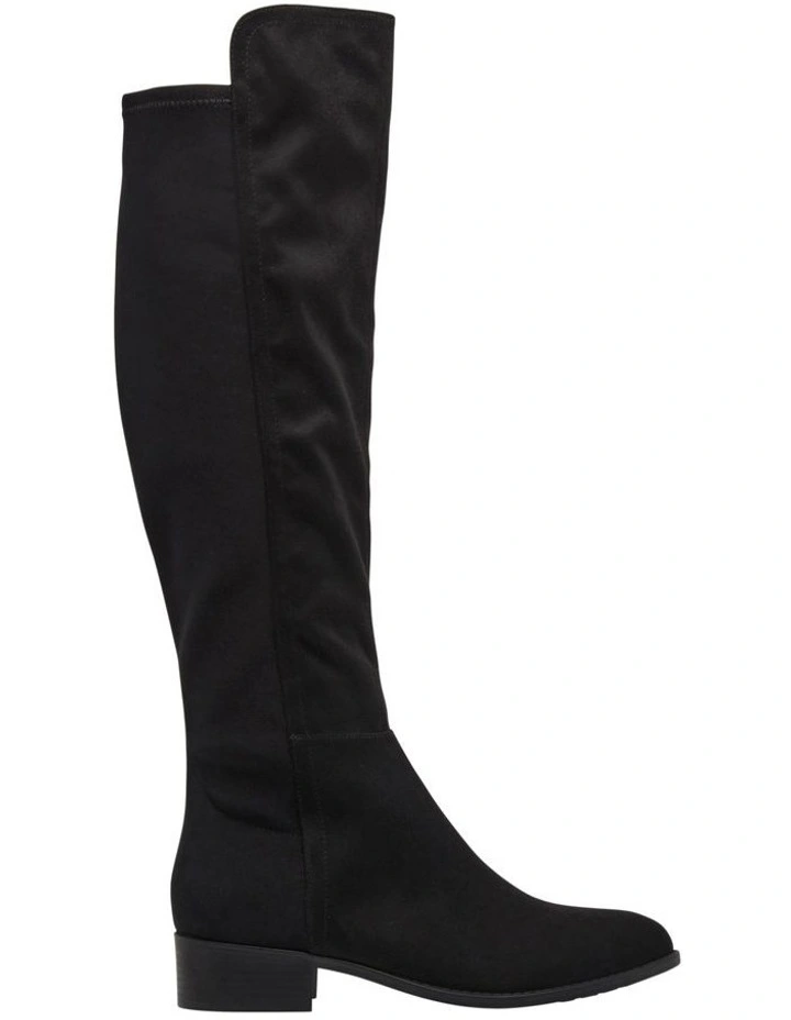 Nayli Knee High Boots in Black