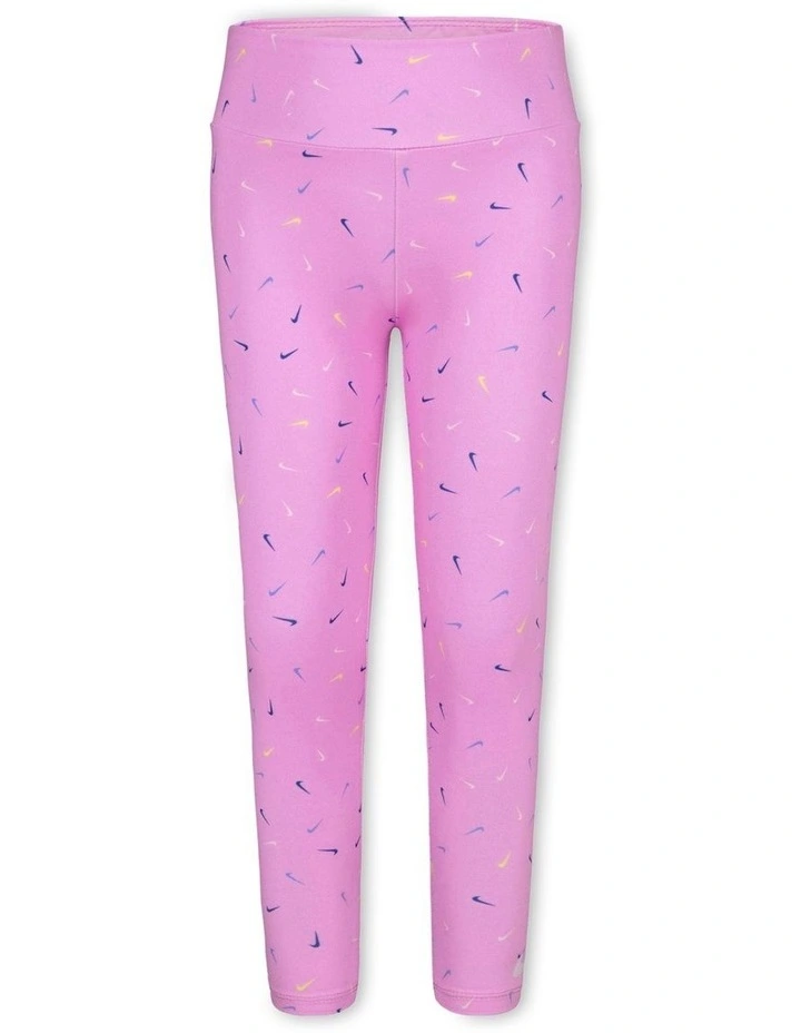 Swoosh Logo Legging in Pink
