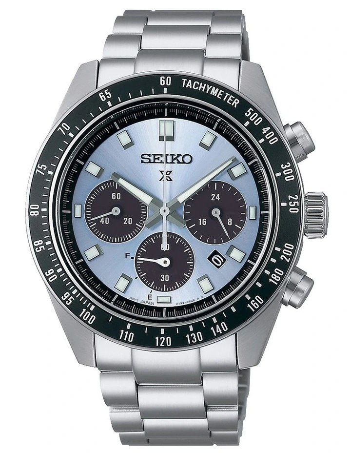 Prospex Crystal Trophy Speed Timer SSC935P Watch in Silver/Black