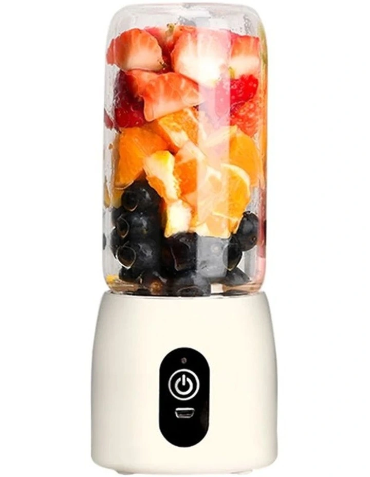 Portable Mini USB Rechargeable Fruit Mixer Juicer in White
