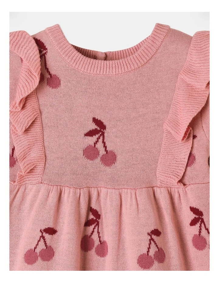 Frill Dress in Old Rose