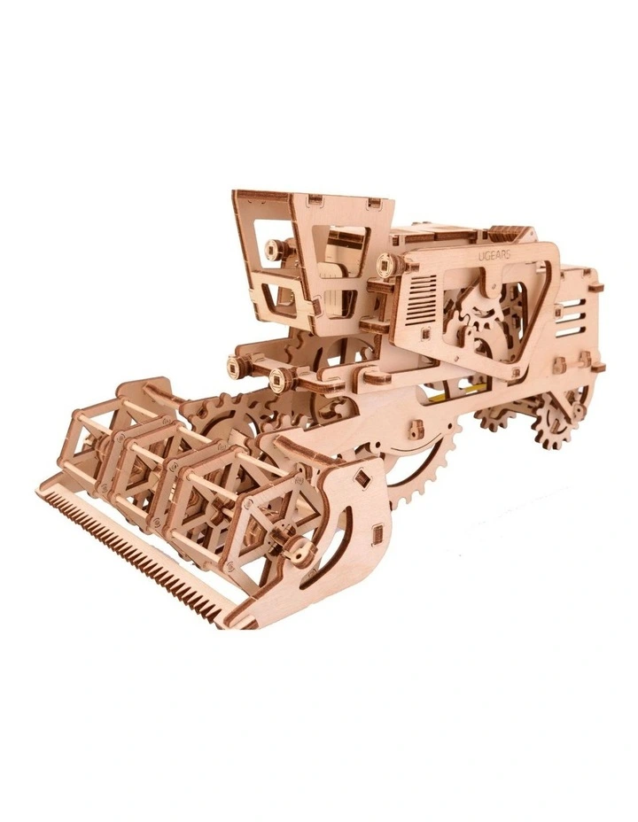 Mechanical 154 Piece Combine Harvester Wooden 3D Puzzle Set (14 Years)