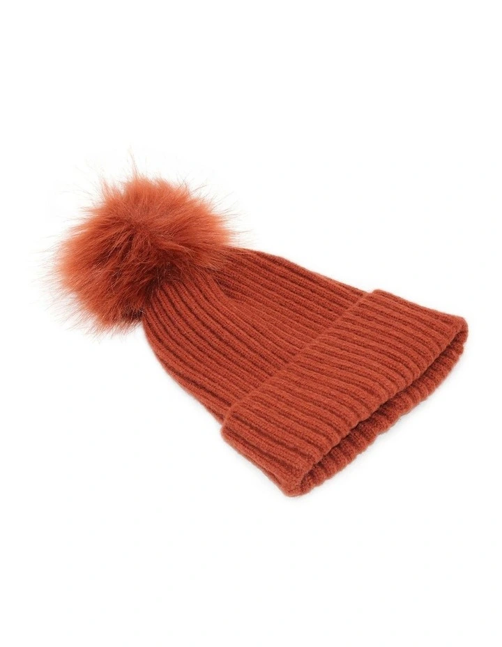 Zara Beanie in Brick
