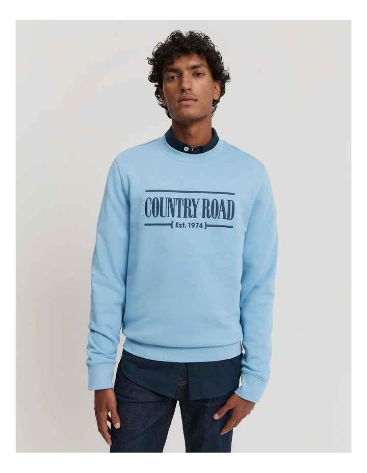 Heritage Sweat in Baby Blue