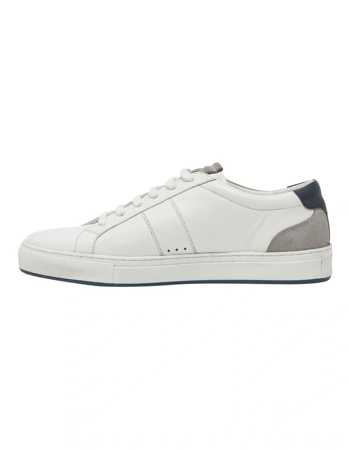 Matteo Leather Sneaker in White