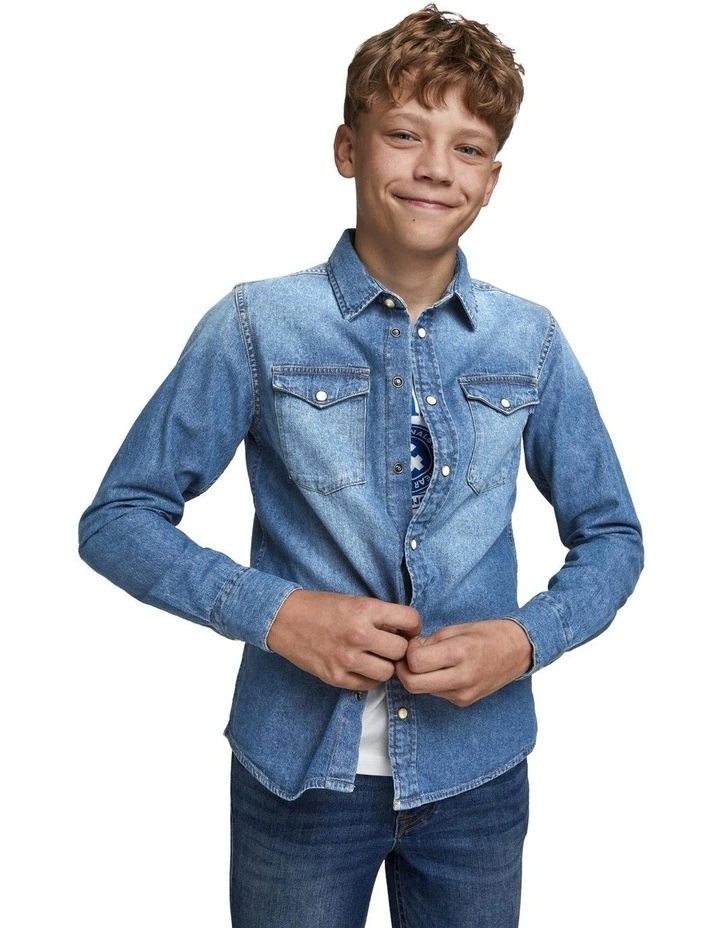 Sheridan Shirt in Blue Denim