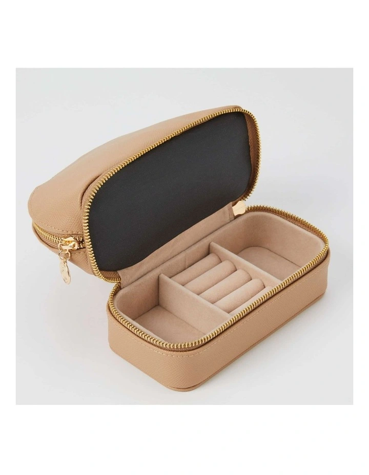 Amara Cosmetic & Jewellery Holder Case in Nude