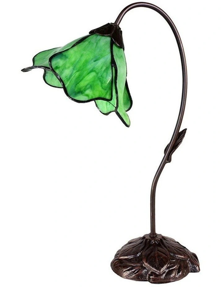 Single Lotus Lamp Green