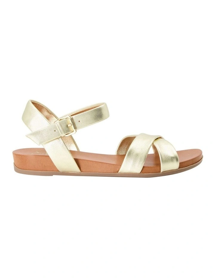 Landie Sandals in Gold