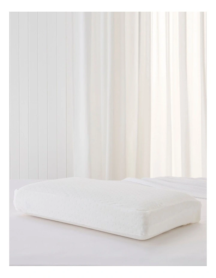Impressions Classic Memory Foam Pillow in White