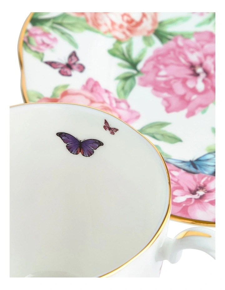 Miranda Kerr Vintage Mug & Plate 20cm Gratitude in Multi