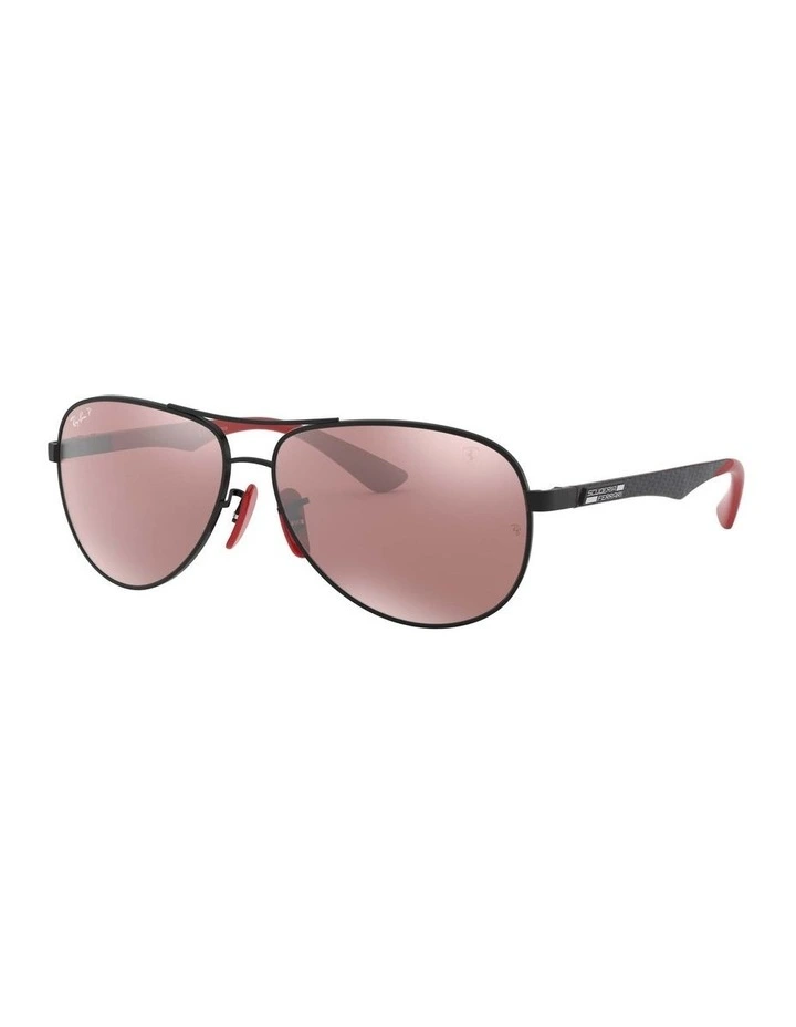 RB8313M Scuderia Ferrari Black Polarised Sunglasses