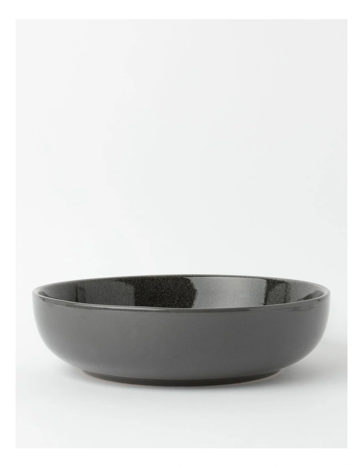 Esperance Shallow Bowl in Charcoal