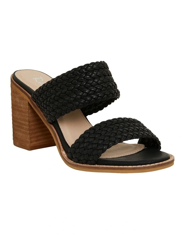 Host Black Nubuck Sandals