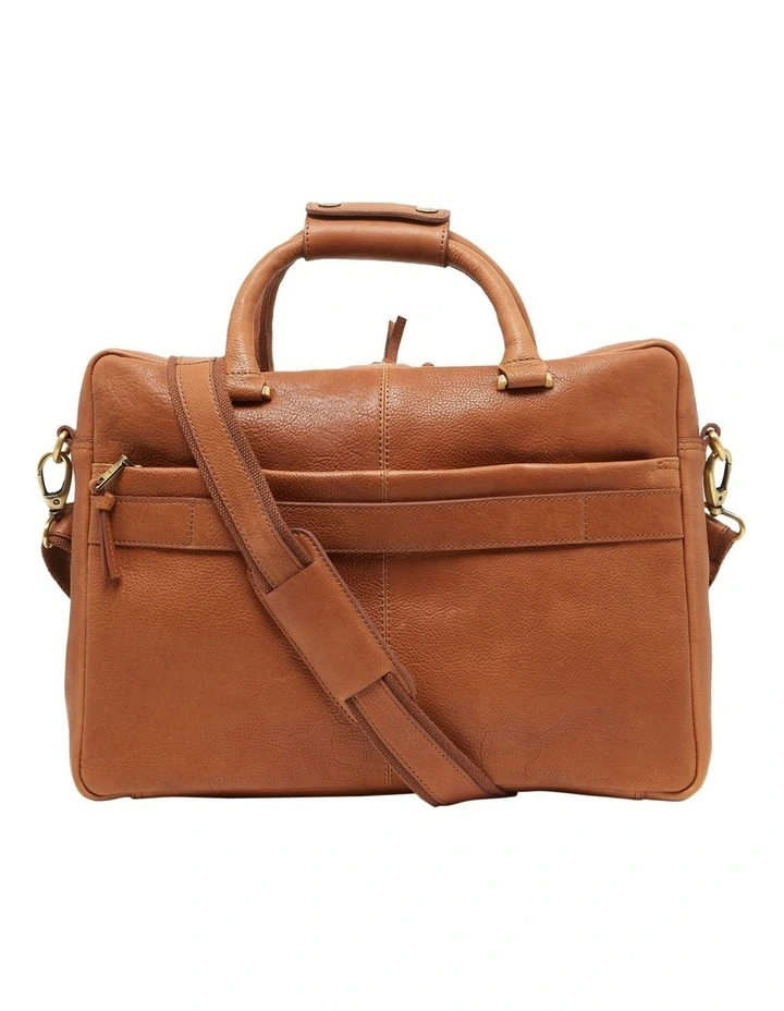 Rainer Briefcase in Cognac