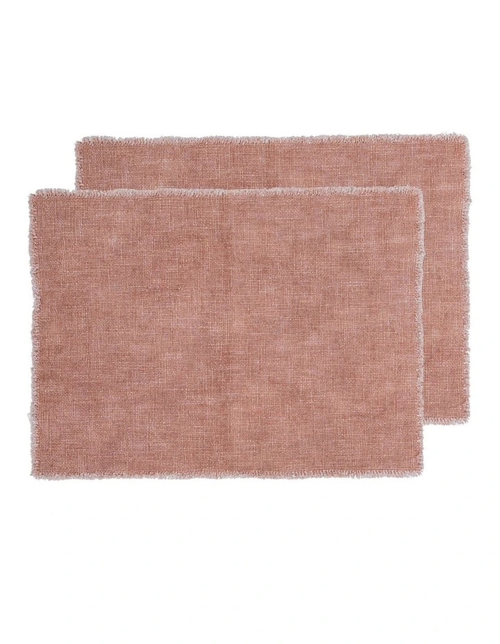 Gibson Placemat 2 Pack in Pink