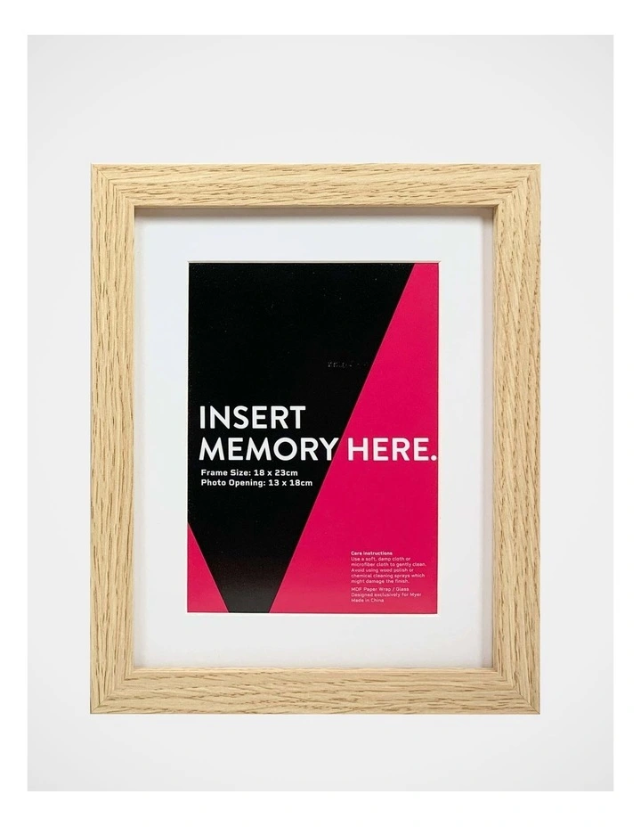 Photo Frame 18x23/13x18cm in Natural