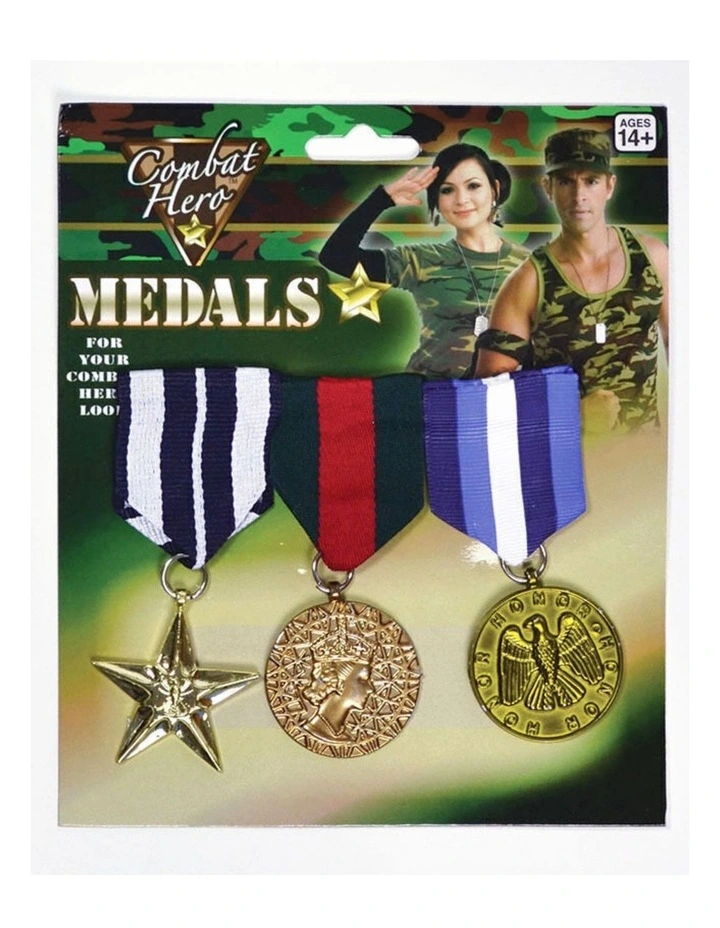 Army Solider Replica Medals 3 Pack