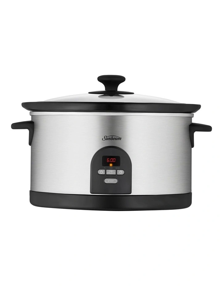 SecretChef Slow Cooker 5.5L Stainless Steel HP5590