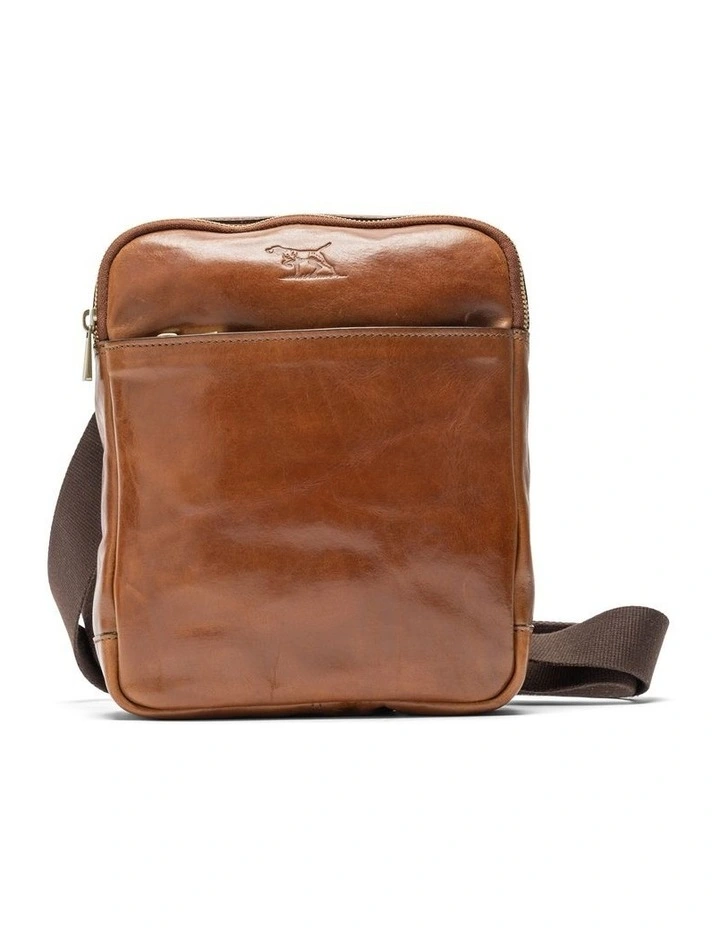 Cambridge Crossbody Satchel Bag in Cognac