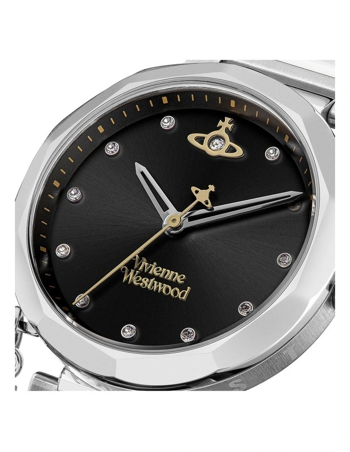 Poplar Stainless Steel Watch in Silver