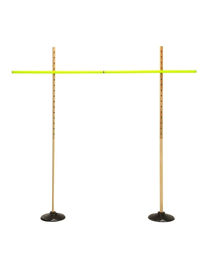 Wooden Limbo Set w/ Rubber Legs & Plastic Pole Height 158cm
