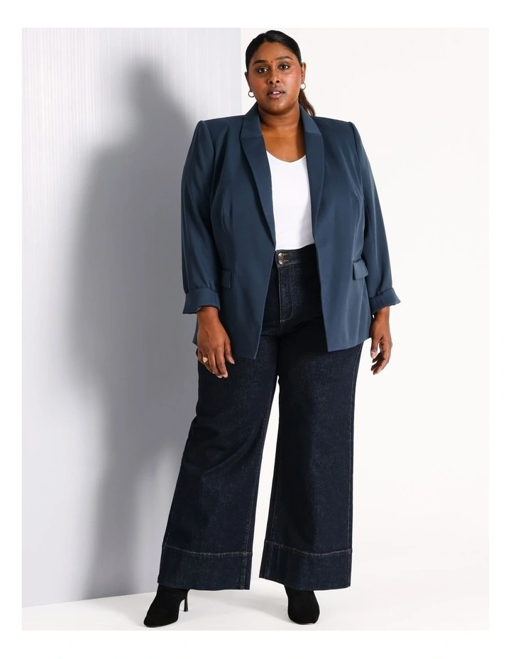 Soft Blazer in Airforce