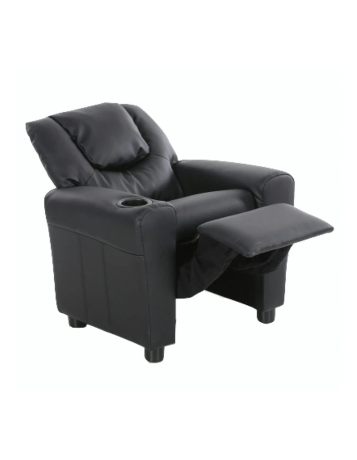 Recliner Chair Sofa in Black