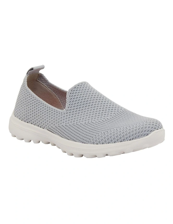 Peak Light Grey Stretch Sneakers