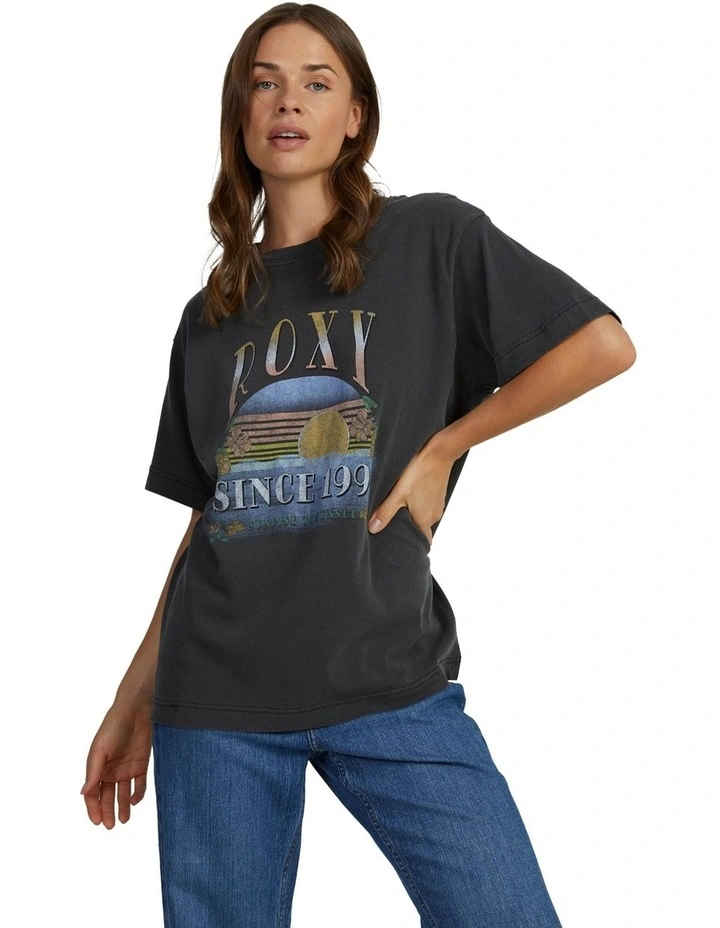 To The Stars Relaxed Fit T-Shirt in Anthracite