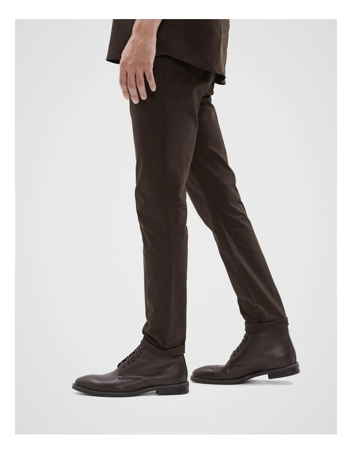 Soho Long Leather Boot in Chocolate