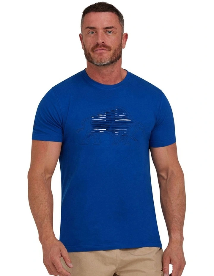 Slash T-shirt in Cobalt