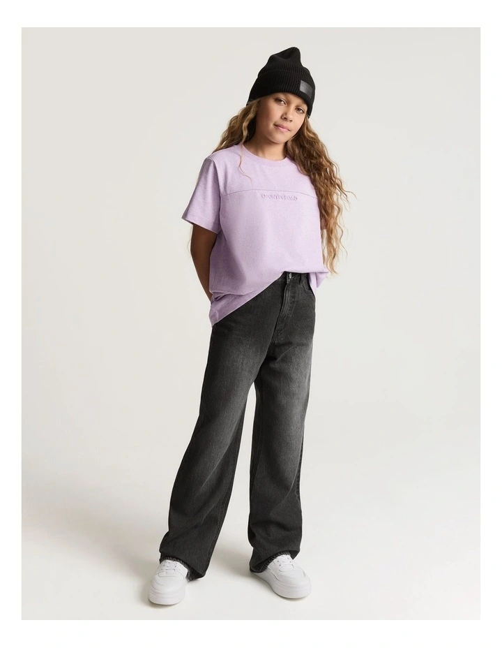 Teen Straight Cut Jean in Charcoal