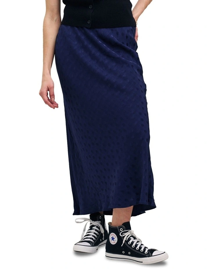Mila Midi Skirt in Blue