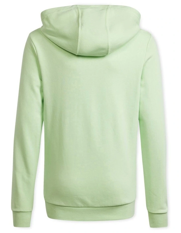 Essentials Big Logo Cotton Hoodie in Semi Green Spark