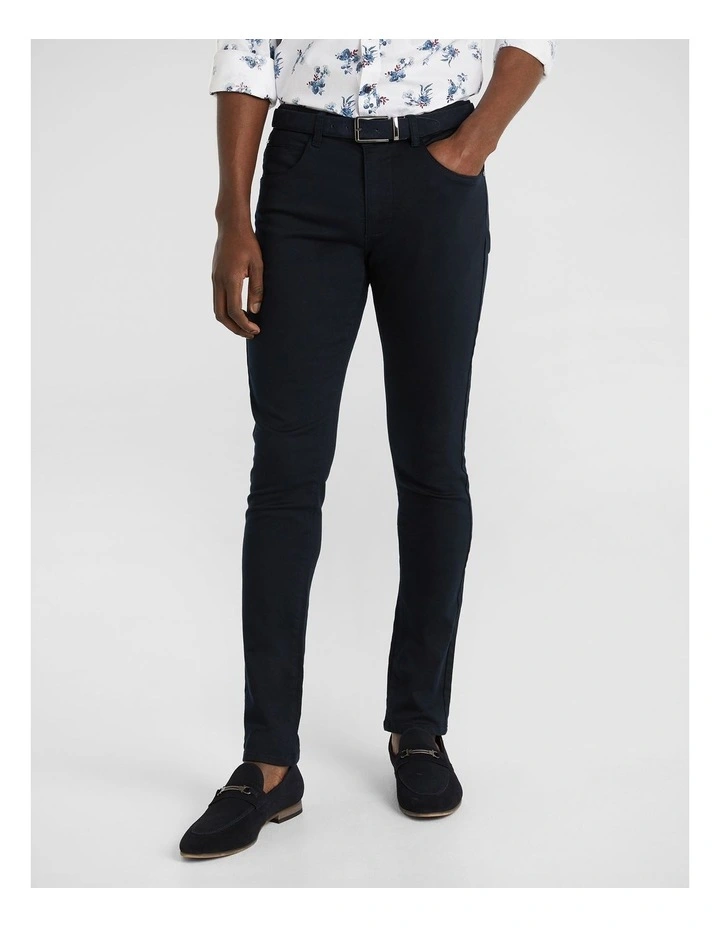 Nicol Skinny Chinos in Blue