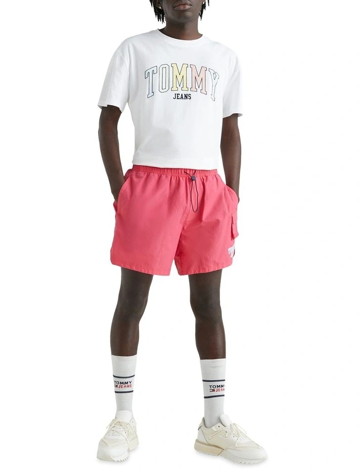 College Pop Logo Tee in White