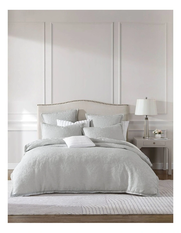 Valentina Cloud Quilt Cover Set in Cloud