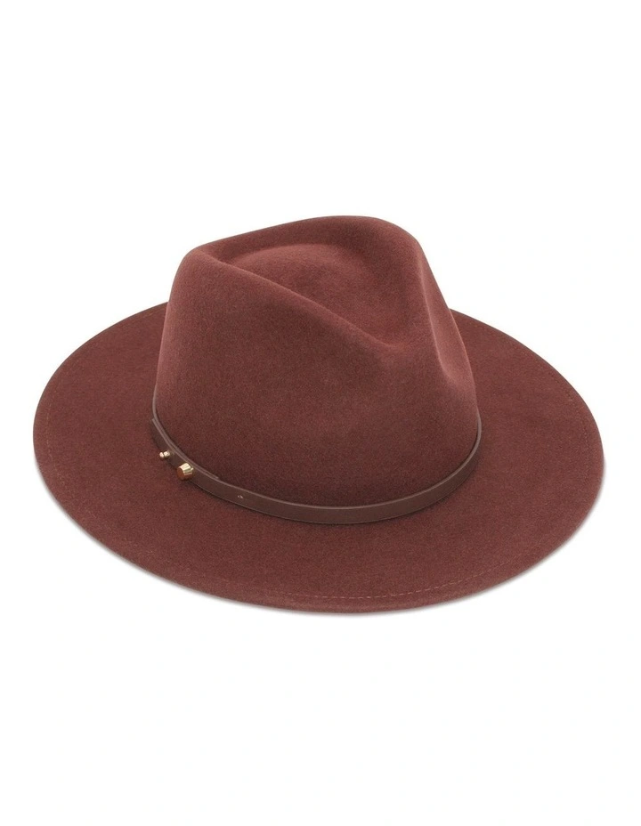 Oslo Fedora Hat in Auburn