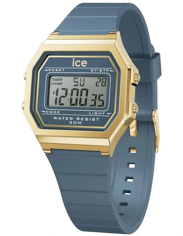 Digit Retro Watch in Midnight Blue