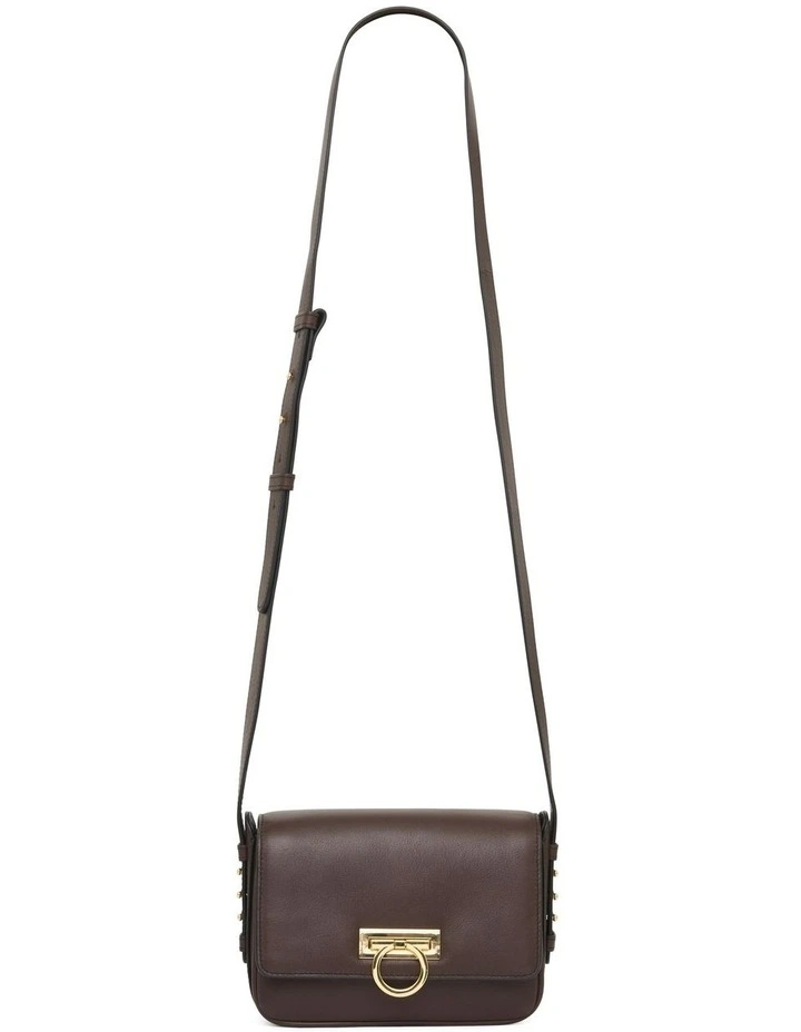 Lumia Leather Crossbody Bag in Fudge