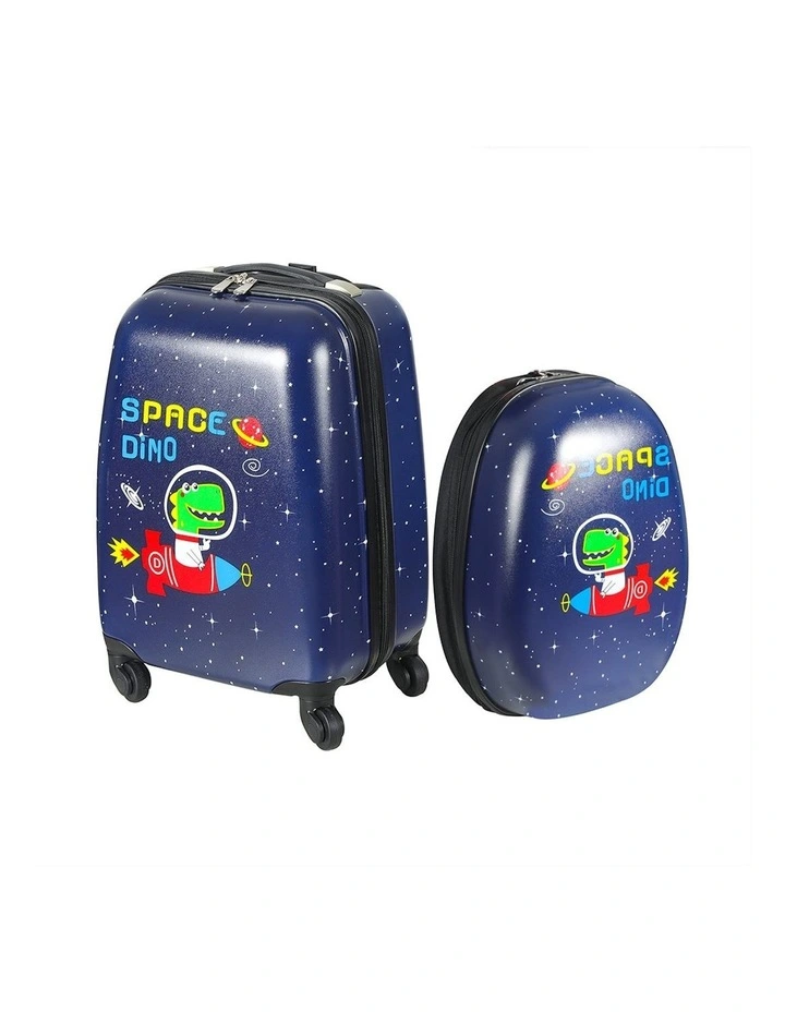 Dino Slimbridge Suitcase And Carry-on Bag 16''13'' in Blue