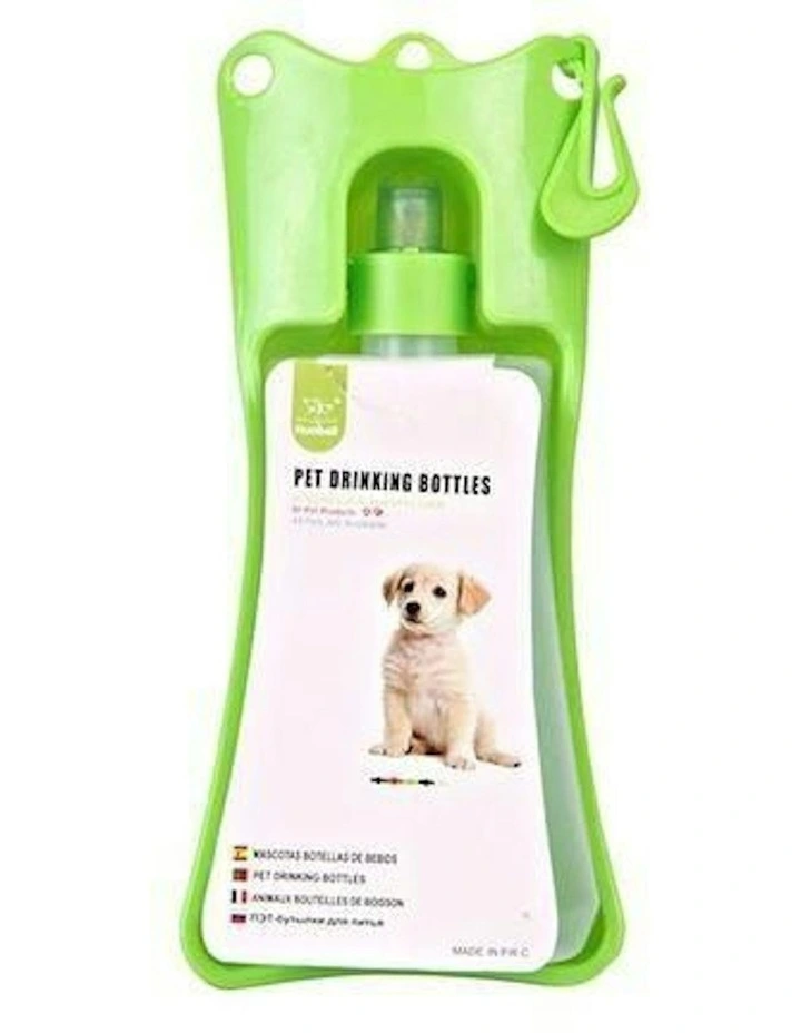 Pet Food and Water Dispenser in Green