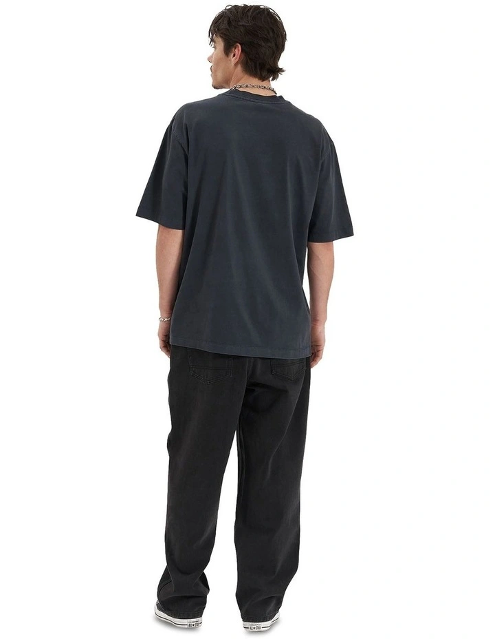 Moonlit Heavy Oversized Tee in Grey