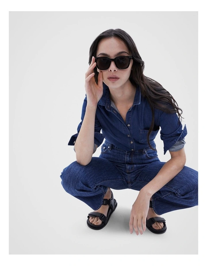 St Germain Classic Sunglasses in Black