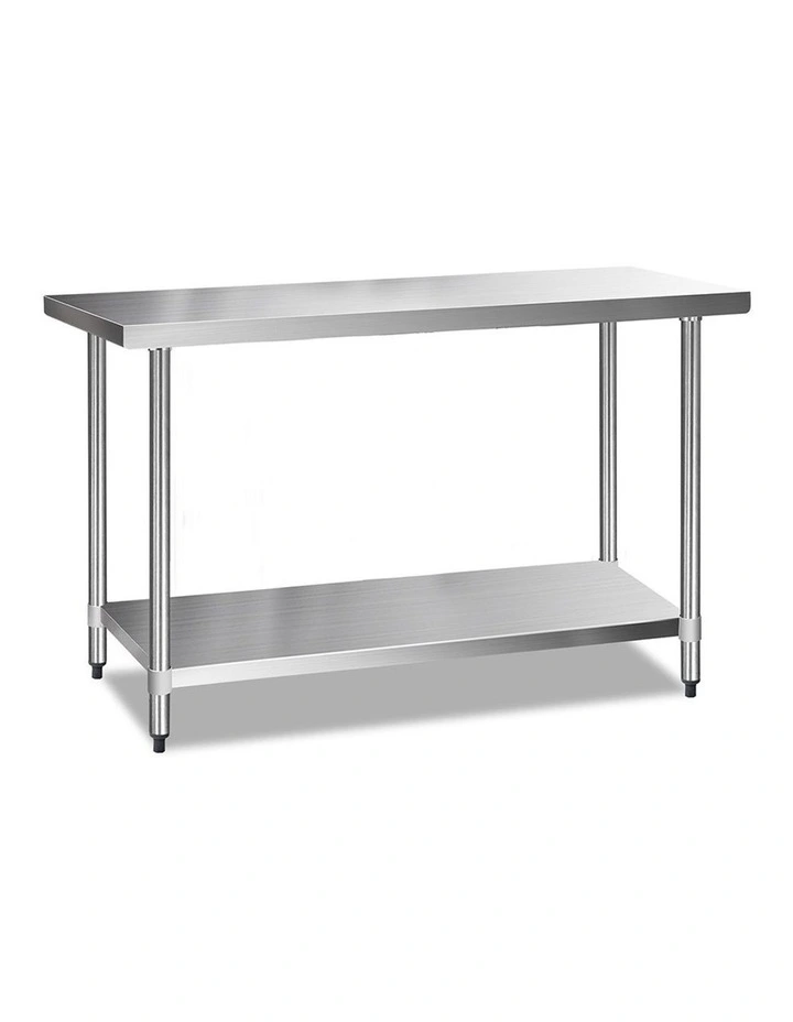Commercial Stainless Steel Kitchen Bench 61 x 1524mm