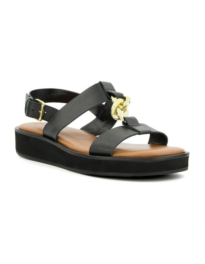 Lyssia Sandal in Black