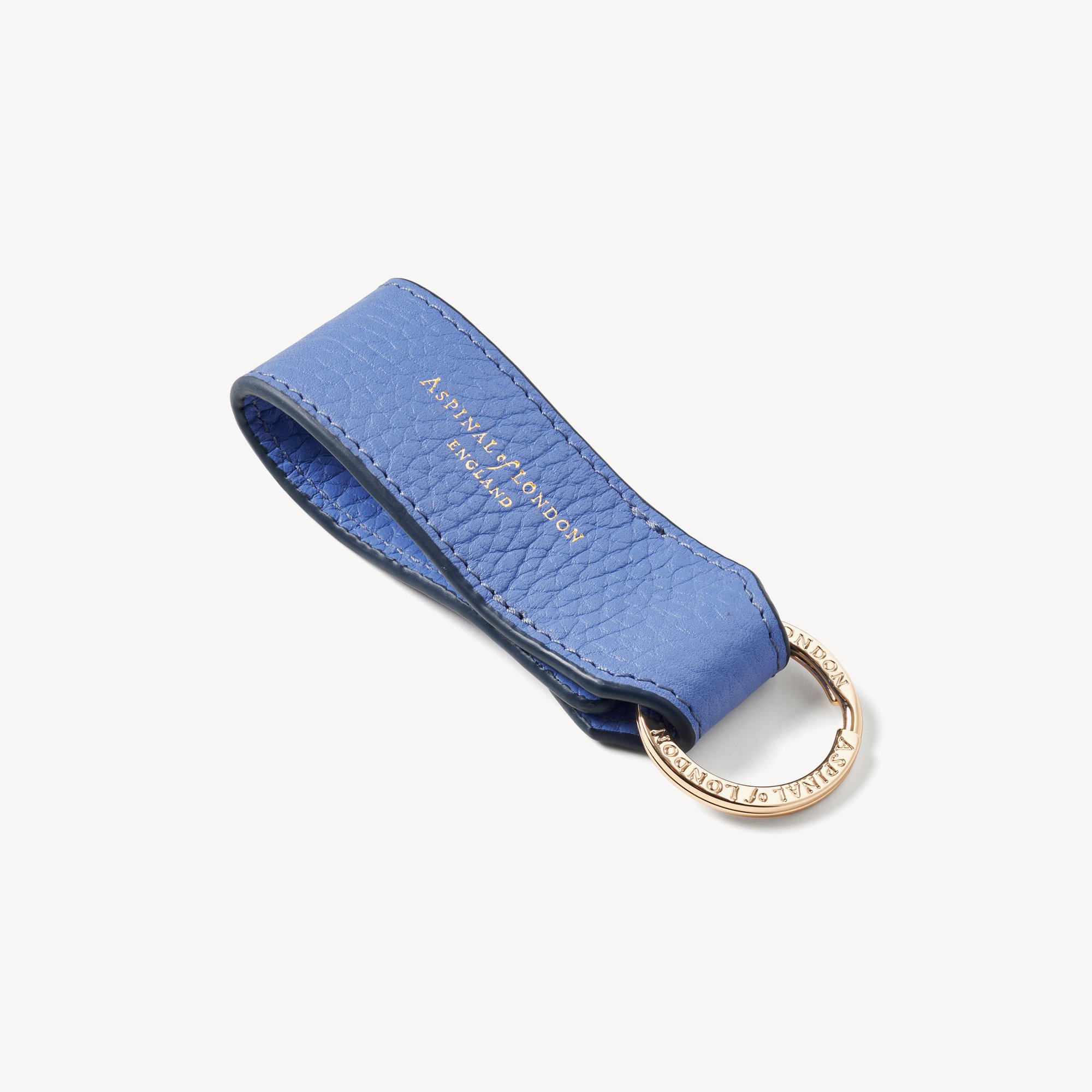 Small Leather Loop Keyring
