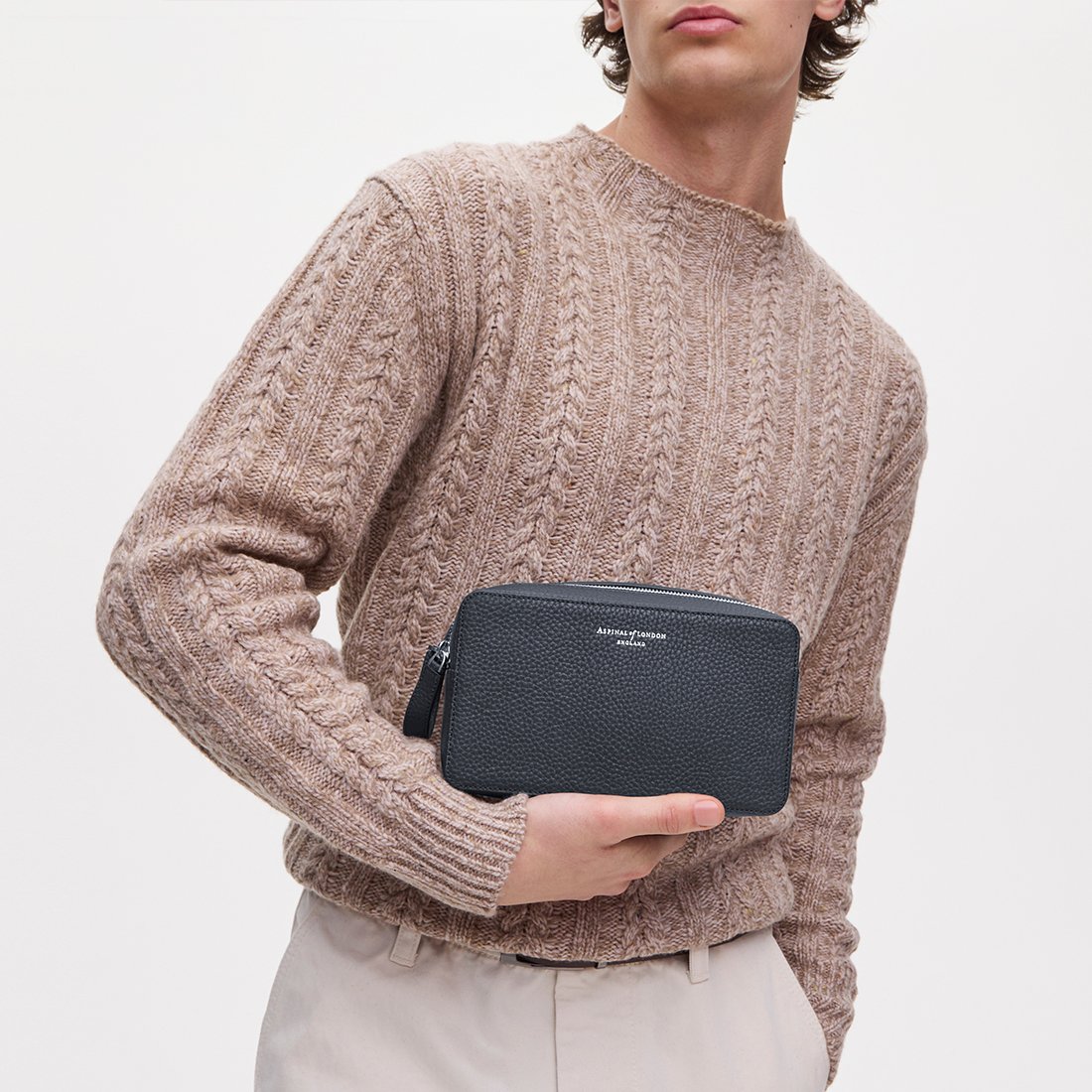 Double Zip Mount Street Wash Bag