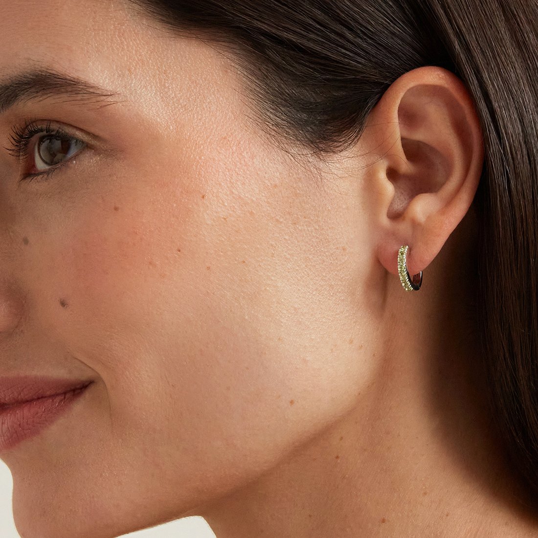 Pave Huggie Earrings